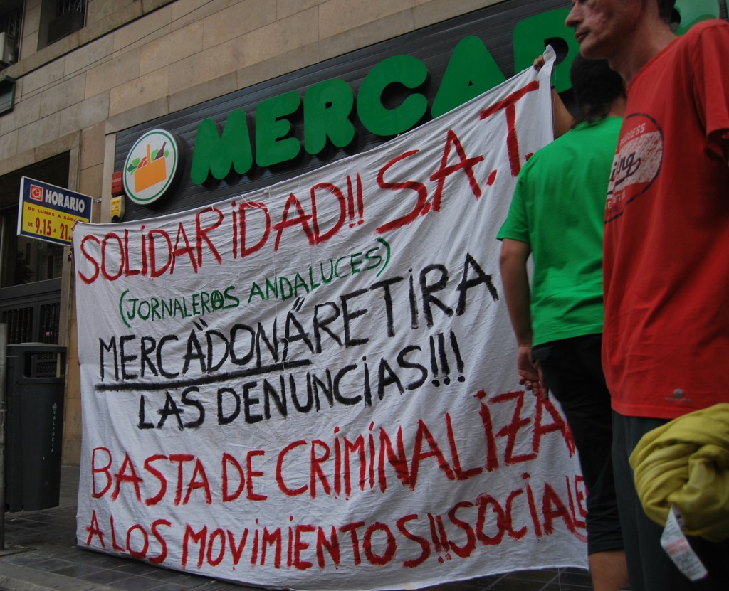 mercadona_valencia01 La protesta del jueves en Valencia.