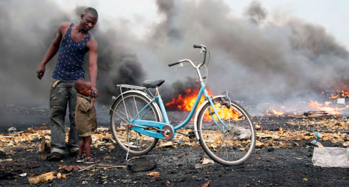 La basura tecnológica inunda África