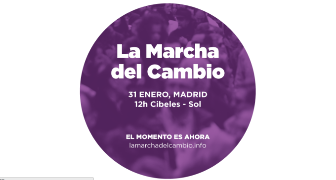 <em>La marcha de adhesión a Podemos</em>