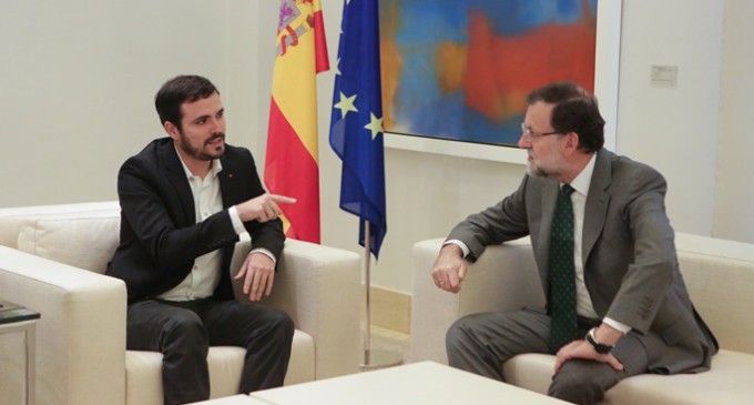 Garzón propone a Rajoy un referéndum en Cataluña
