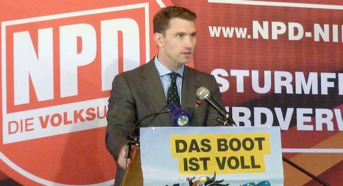 Frank Franz, president del partit neonazi NPD