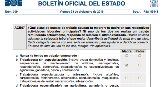 Educación corregirá la casilla marcada en el BOE sobre las madres: “Ha sido un error”