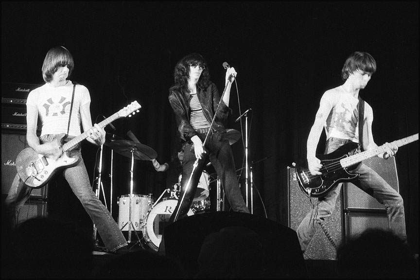 Concierto de los Ramones en 1977 en Toronto, Canadá.