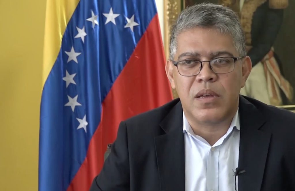 El ministro de Educación, Elías Jaua, hombre de confianza del expresidente Hugo Chávez. Foto: Reproducción/Agência Pública.