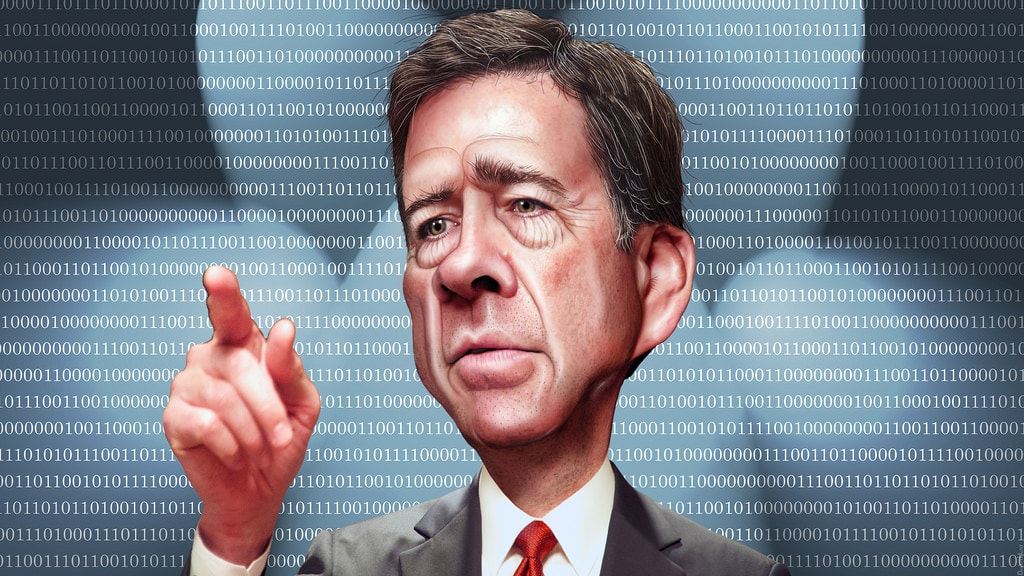 Caricatura de James Comey. Foto: Federal Bureau of Investigation.