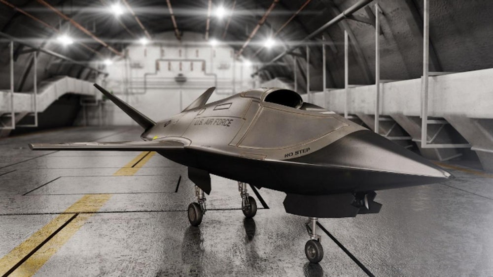 Prototipo del dron Kratos Valkyrie XQ-222. Foto: US Airforce Research Labs.