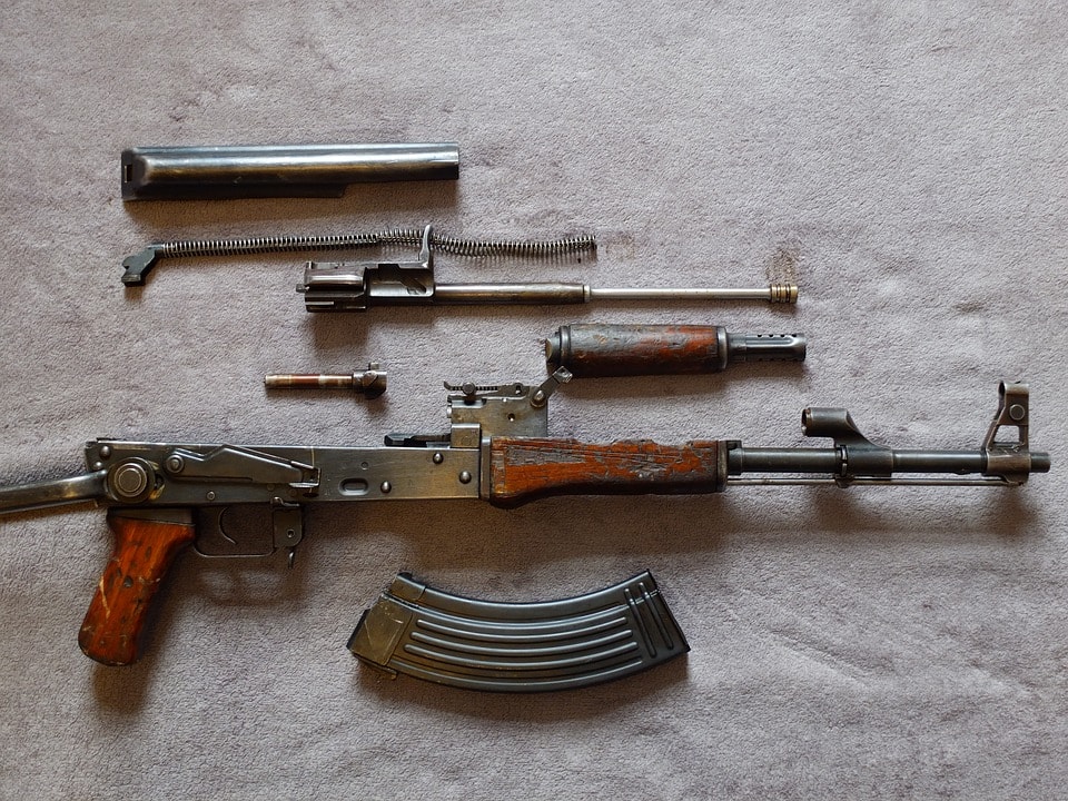Fusil AK-47. Foto: Flanell Kameras.