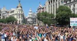 Madrid logra un nuevo récord de manifestaciones