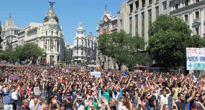 Madrid logra un nuevo récord de manifestaciones