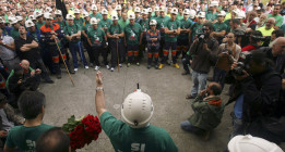 Los mineros salen al encuentro de la Semana Negra