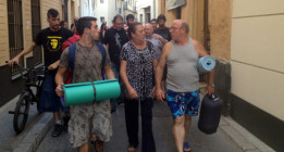 Desalojado un bloque de viviendas ocupado por el 15-M de Sevilla