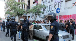 El movimiento okupa 'reconquista' el CSOA Casablanca de Madrid