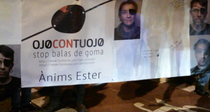 Un enésimo ojo reventado reaviva el clamor por la abolición de las balas de goma