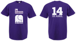 Edición especial de camisetas y tazas, homenaje al 14 de abril