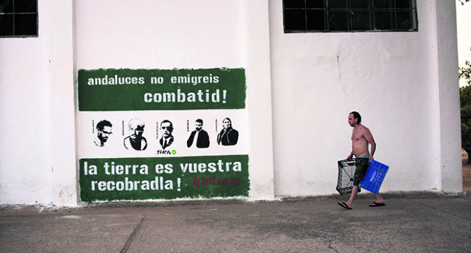 Los jornaleros de Somonte celebran el primer aniversario de la ocupación de una finca en Córdoba