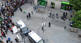 “Escrache policial” a un barrio de Madrid