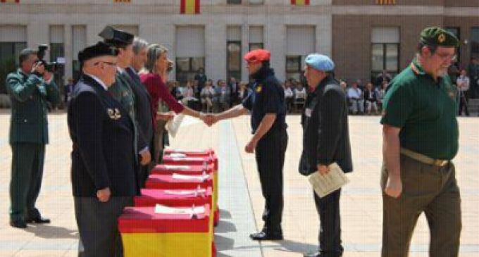 La delegada del Gobierno en Cataluña homenajea a los combatientes españoles en el Ejército nazi