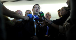 Tsipras llama en Madrid a crear un “frente común” europeo de izquierdas “radical”