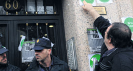 Escraches de antidisturbios como los de los “imitadores del matonismo de ETA”