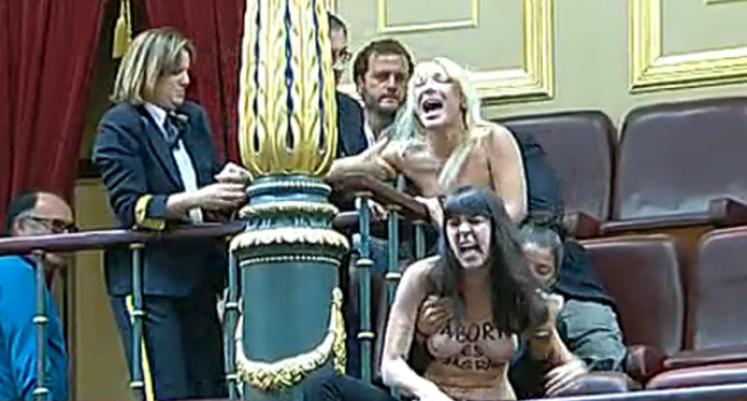 Gritos de “aborto es sagrado” en el Congreso