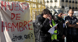 Fin de la huelga de hambre en la puerta del Sol de Madrid