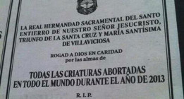 Una hermandad de Sevilla pide una misa por “las criaturas abortadas”