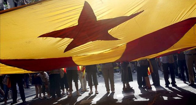 Manifestación por la independencia en Barcelona. | La Marea