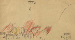 Los dibujos infantiles en las guerras. La casa partida en dos