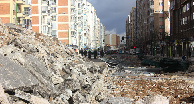 El alcalde de Burgos paraliza de forma temporal las obras en Gamonal