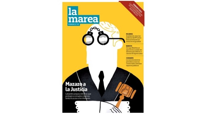 Ya a la venta el nº 13 de La Marea, centrada en el ‘mazazo’ de Gallardón a la Justicia
