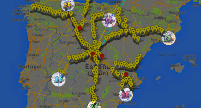 Mapa sonoro de las Marchas de la Dignidad