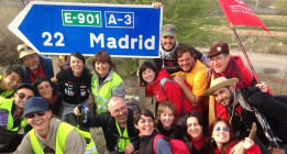 Miles de manifestantes llegan a Madrid para pedir “pan, techo y trabajo”