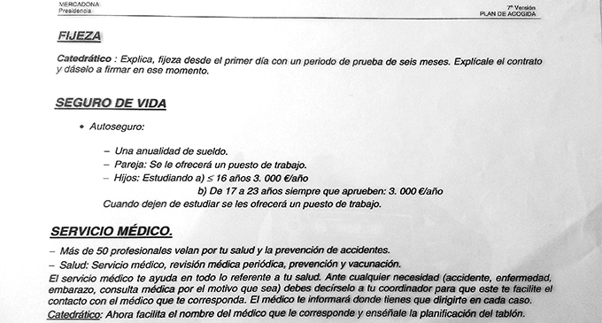 El método Mercadona, derechos laborales de marca blanca 