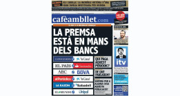 Los 145.000 ejemplares gratuitos de Cafèambllet analizan la influencia de la banca en los medios