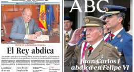 Las ediciones especiales de los diarios rinden pleitesía al rey