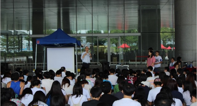 La masiva huelga estudiantil en Hong Kong mira a Pekín