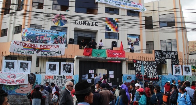 El Gobierno ecuatoriano aplaza el desalojo de la mayor organización indígena del país