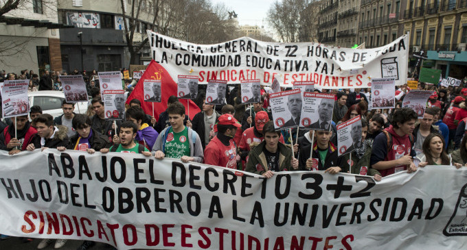 El Sindicato de Estudiantes cifra el seguimiento de la huelga entre el 75 y el 90%