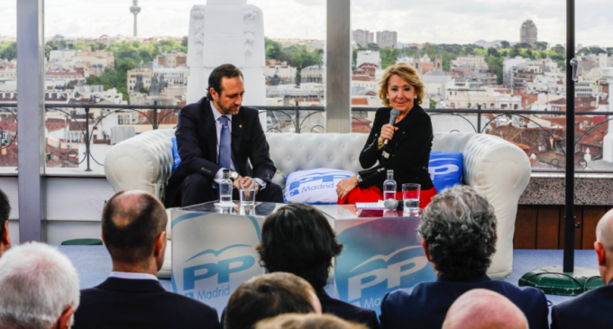 Esperanza Aguirre propone ‘limpiar’ el centro de Madrid de personas sin hogar