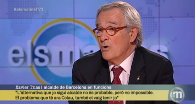 Trias abre la puerta a ser alcalde con el apoyo de PSC y ERC, y los votos del PP