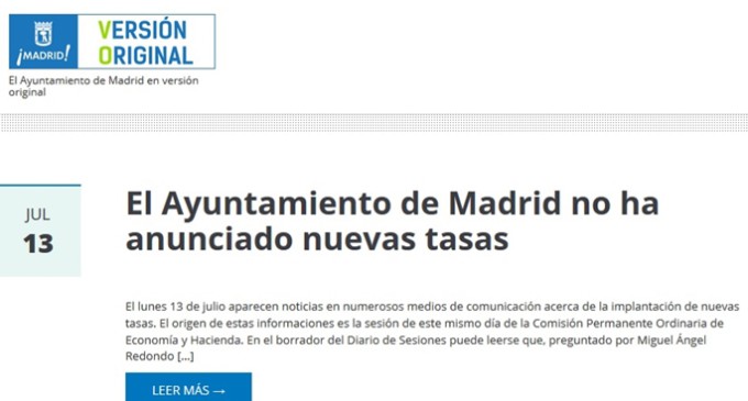 Ahora Madrid y PSOE acuerdan seguir adelante con Versión Original