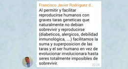 Miembros de C’s usan tesis eugenésicas en un chat interno para explicar la existencia de ciudadanos de segunda