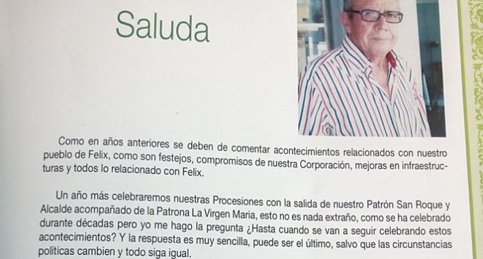 Un Ayuntamiento del PP usa sus fiestas para infundir temor sobre una victoria de izquierdas