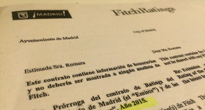 Así son los contratos que firmaba el Ayuntamiento de Madrid con Fitch y Standard and Poor´s