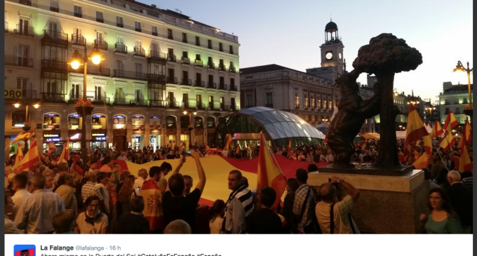 Dancausa permite que se celebre una concentración fascista en Sol a pesar de no estar comunicada