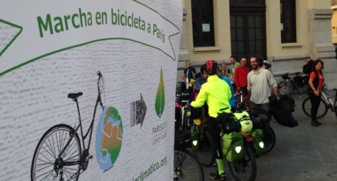 Más de 1.200 kilómetros en bici para pedir un acuerdo contra el cambio climático