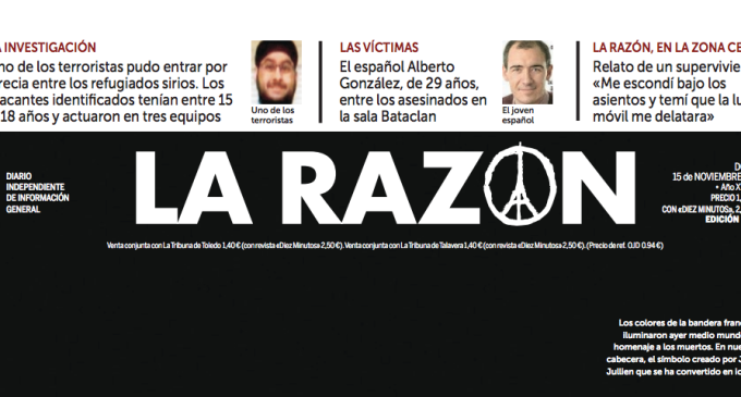 ‘La Razón’ no se disculpa por la falsa foto del terrorista y culpa a Internet