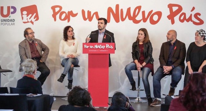 IU-Unidad Popular presenta su decálogo “por un nuevo país”