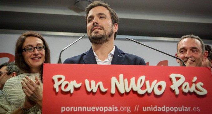 Garzón se desploma pero mantiene con vida a IU