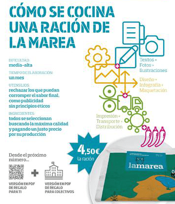 cómo se cocina una ración de la marea